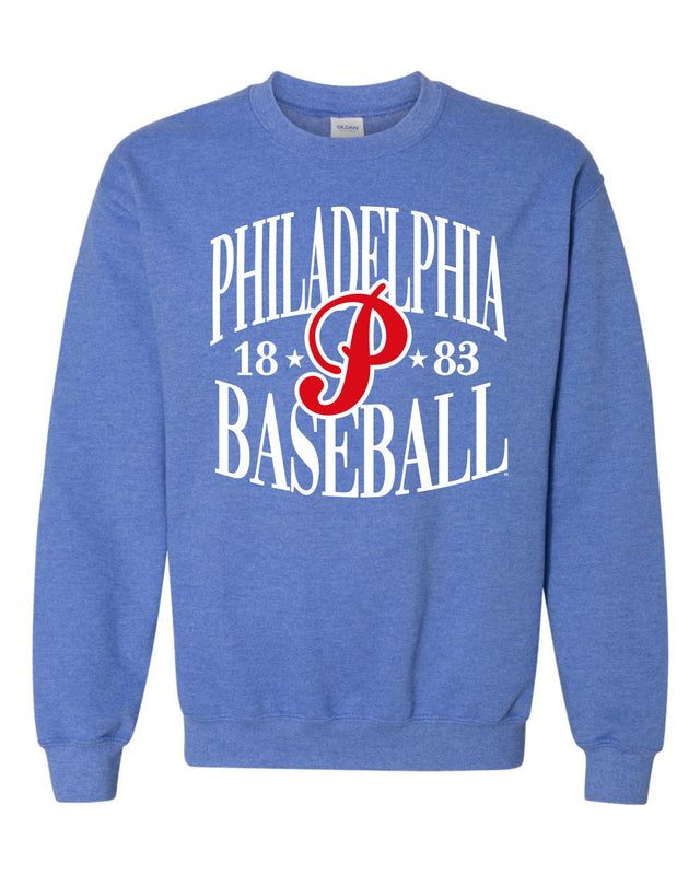 Philadelphia Baseball Crewneck (Royal Blue)
