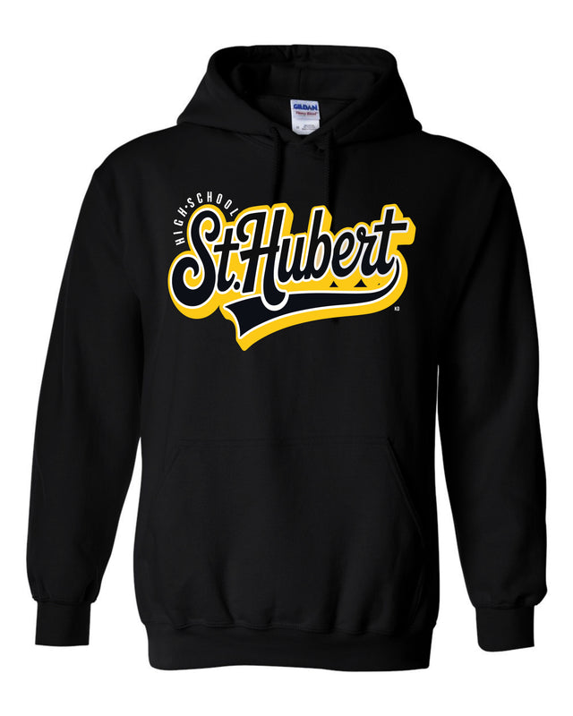 SH - CURSIVE HOODIE (BLACK)