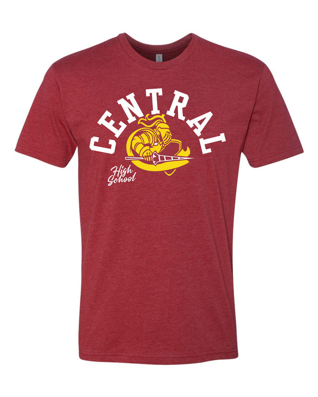CENTRAL - Over The Top (Maroon T-Shirt)
