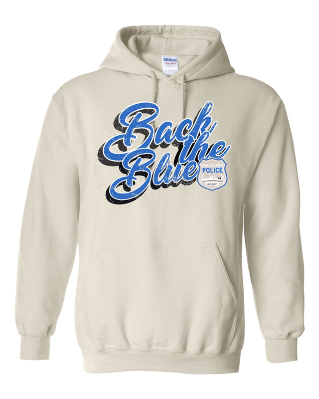 Back The Blue - Tan Hoodie