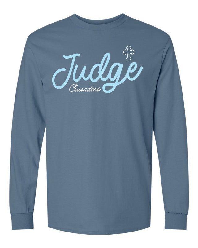 FJ - Cursive Blue Longsleeve