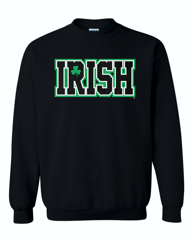 Irish (Black Crewneck)