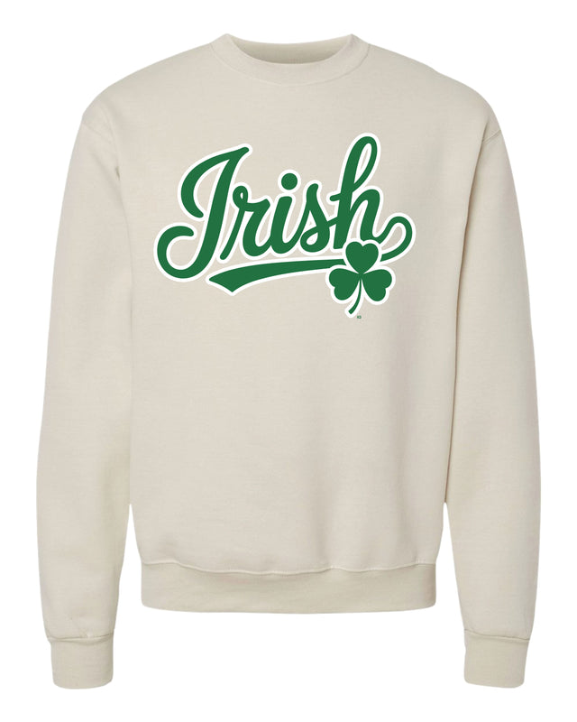 Cursive Irish (Tan Crewneck)