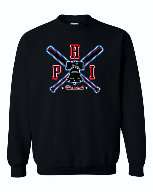 Centerfield (Black Crewneck)