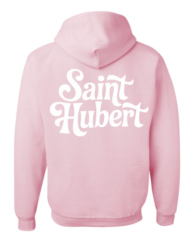 PINK SAINT HUBERT HOODIE