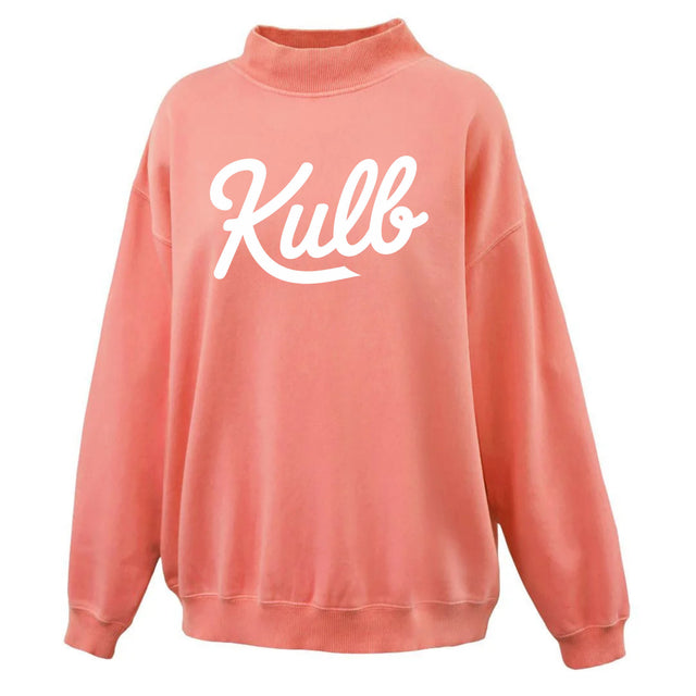MIA MOCK NECK ( FADED CORAL)