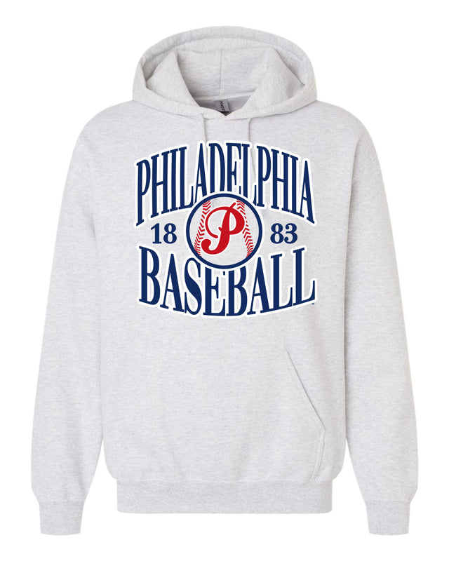 Philadelphia Baseball 1883 Hoodie (Ash Gray)