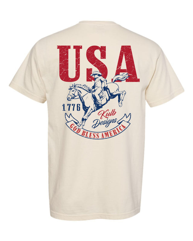 USA - Ivory Comfort Color T-Shirt