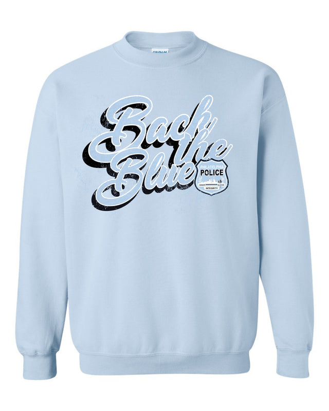 Back The Blue - Third Out (Lt. Blue Crewneck)