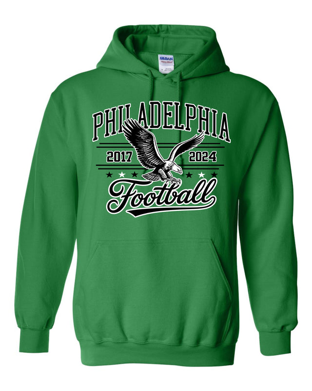 Philadelphia Football (Kelly Green Hoodie)