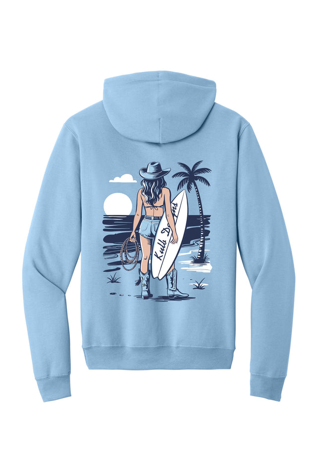 Beach Rodeo - Blue Hoodie