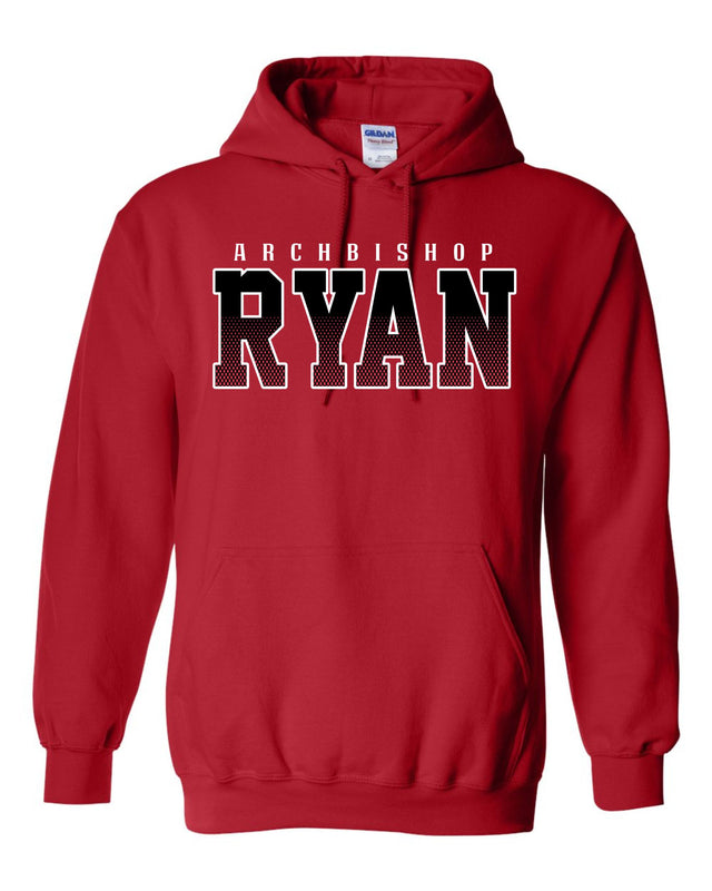 AR FADE RED HOODIE