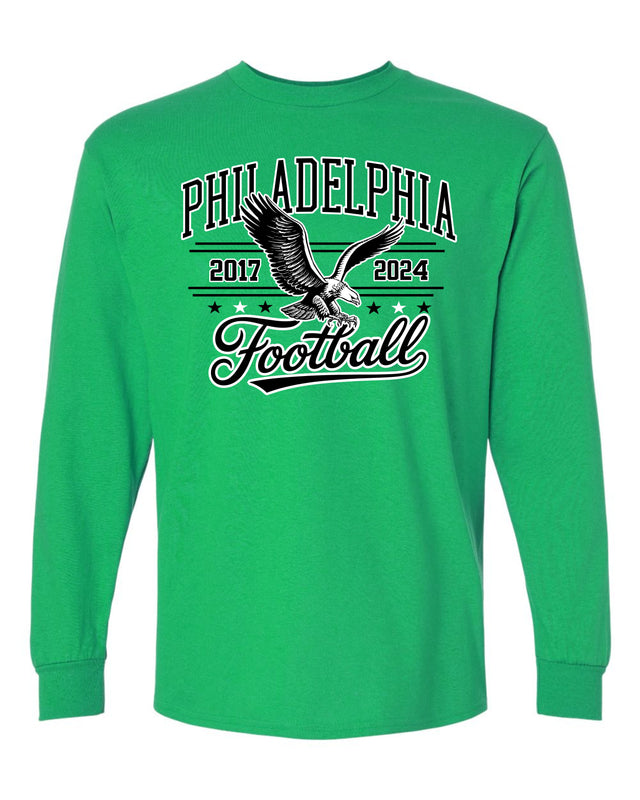 Philadelphia Football (Kelly Green Longsleeve)