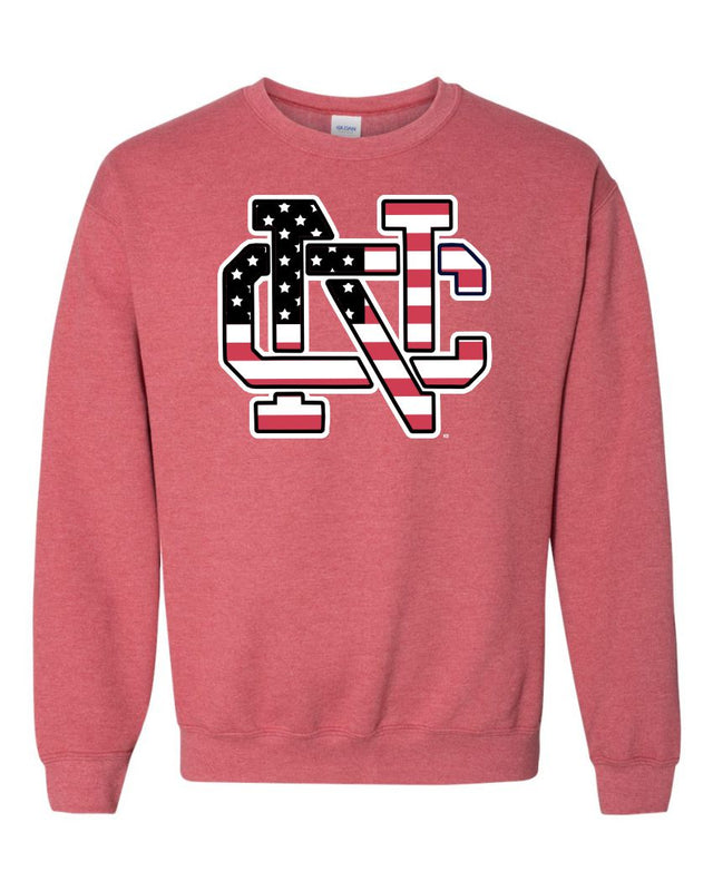 NC CREWNECK- USA (Red)