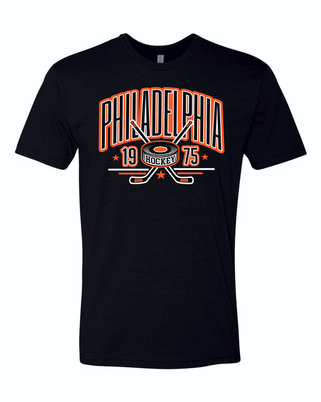 Philadelphia Hockey 1975 T-Shirt (Black)