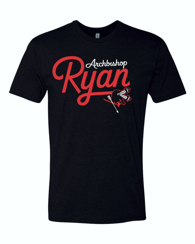AR - Cursive (Black T-Shirt)