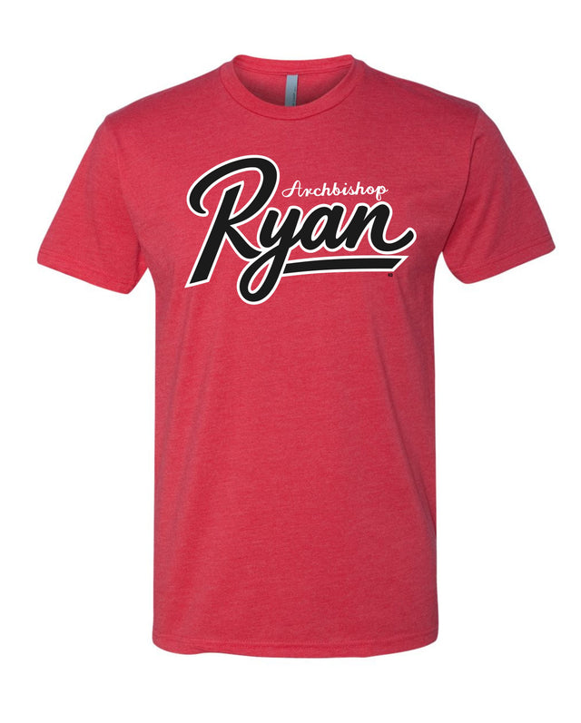 AR - CURSIVE (RED T-SHIRT)