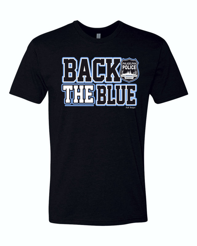 Back The Blue - Last Out (Black T-Shirt)