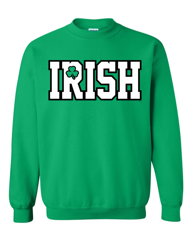 100% Irish (Kelly Green Crewneck)