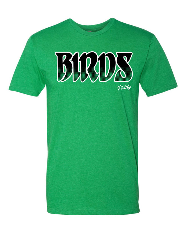 BIRDS (GREEN T-SHIRT)