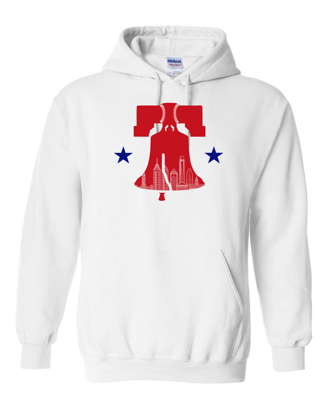 Red, White, and Bell Hoodie (White)