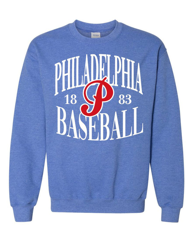 Philadelphia Baseball Crewneck (Royal Blue)