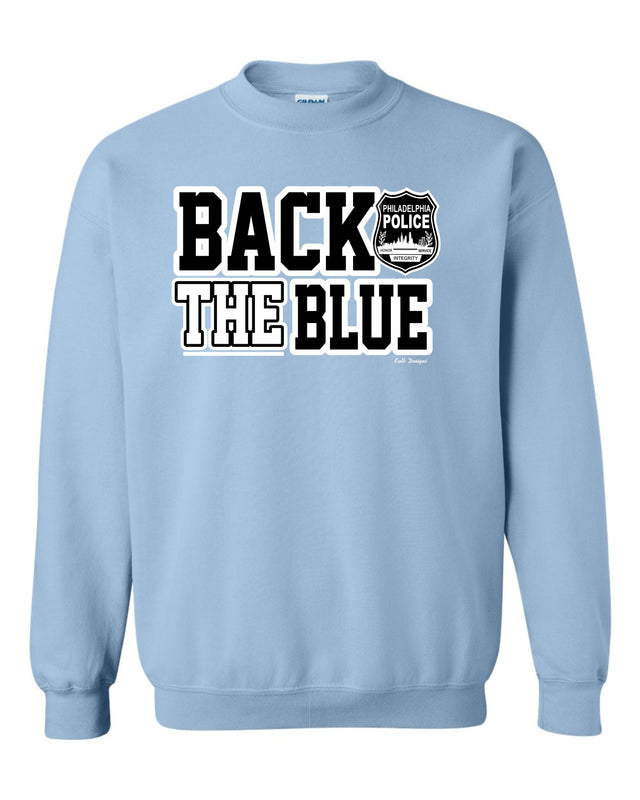 Back The Blue - Lt. Blue Crewneck