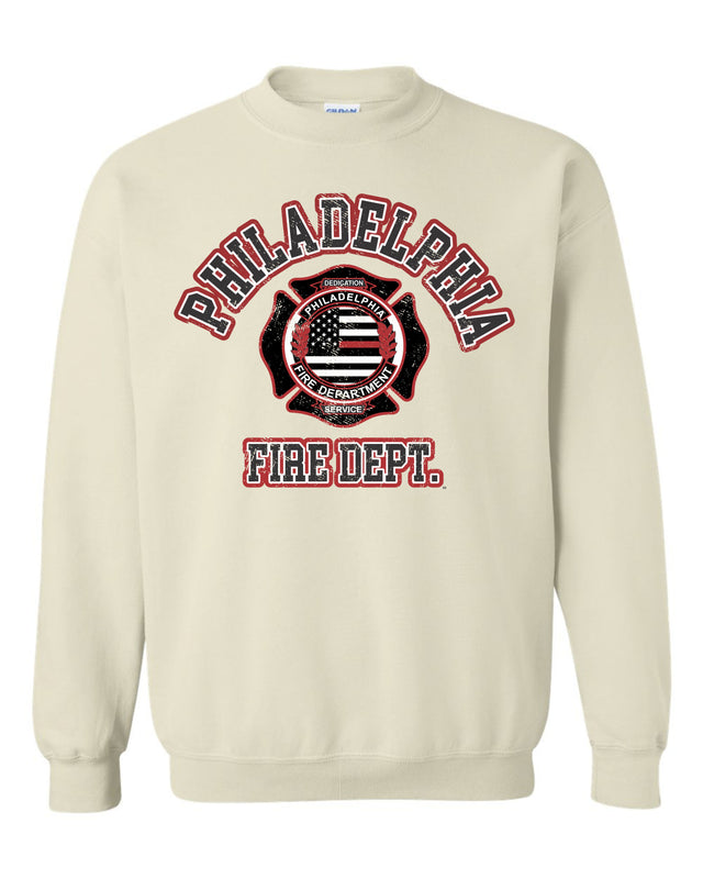Philly Fire Department - Tan Crewneck