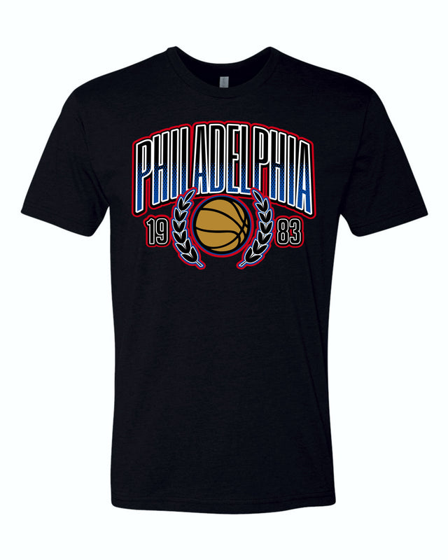 90's Throwback Basketball (Black T-Shirt)