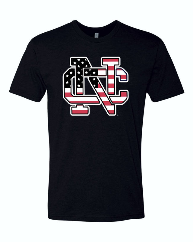NC -  USA (Black T-Shirt)