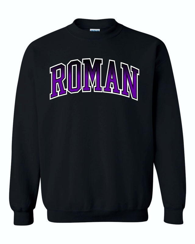 ROMAN CREWNECK - SOPHOMORE YEAR (Black)