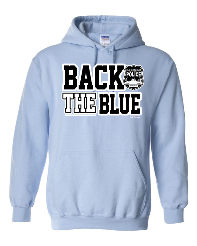 Back The Blue - Lt. Blue Hoodie