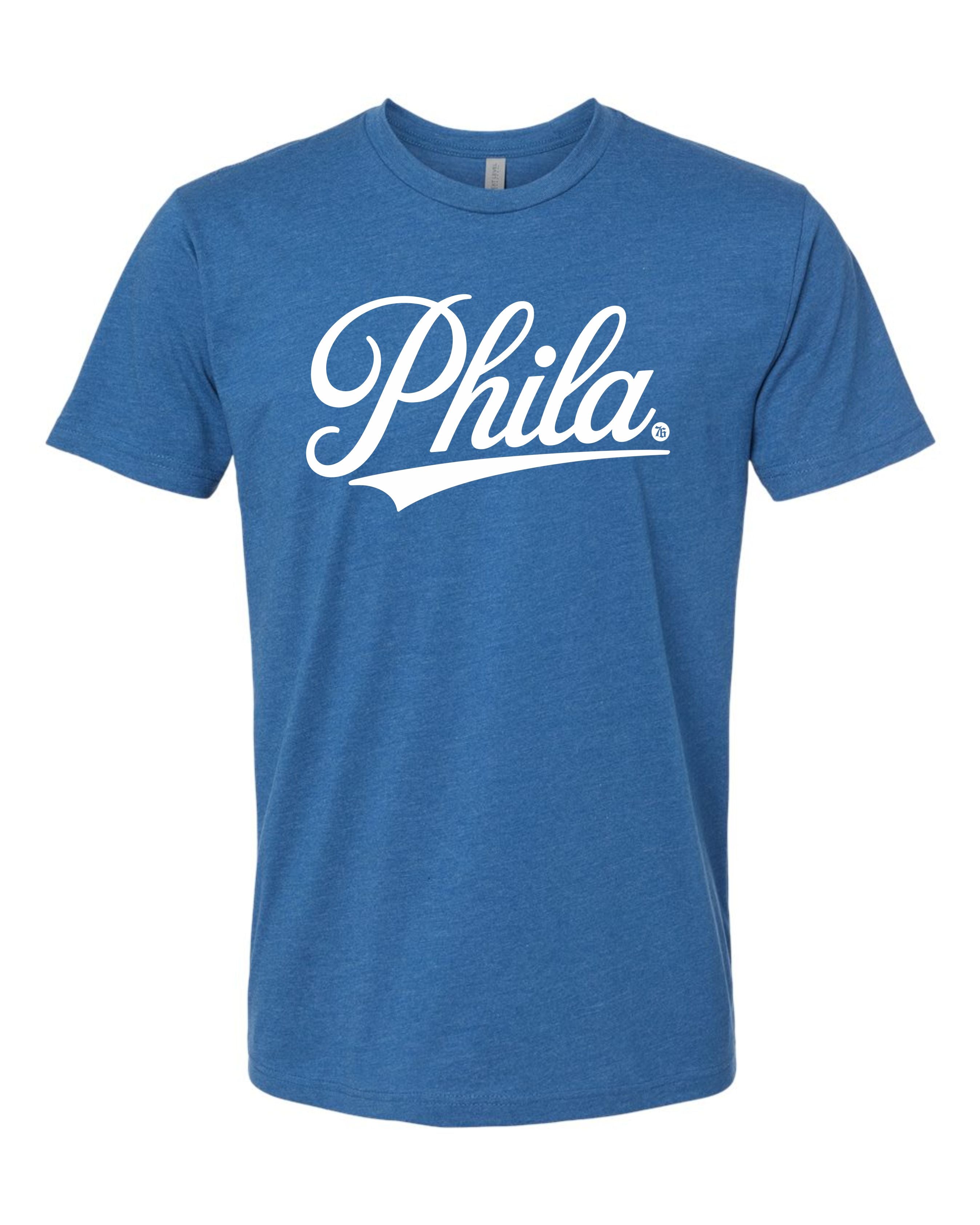 PHI CURSIVE (BLUE T-SHIRT) – KULBDESIGNS