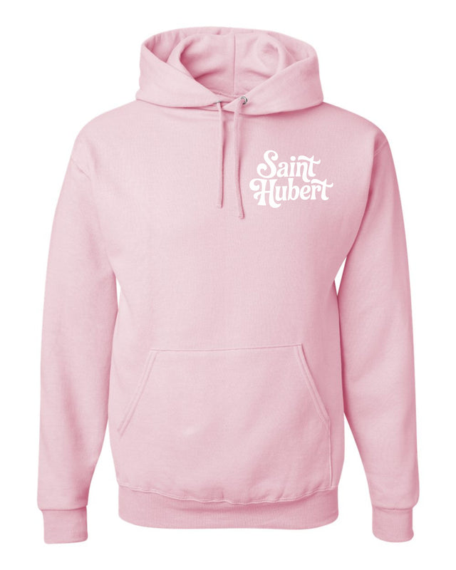 PINK SAINT HUBERT HOODIE