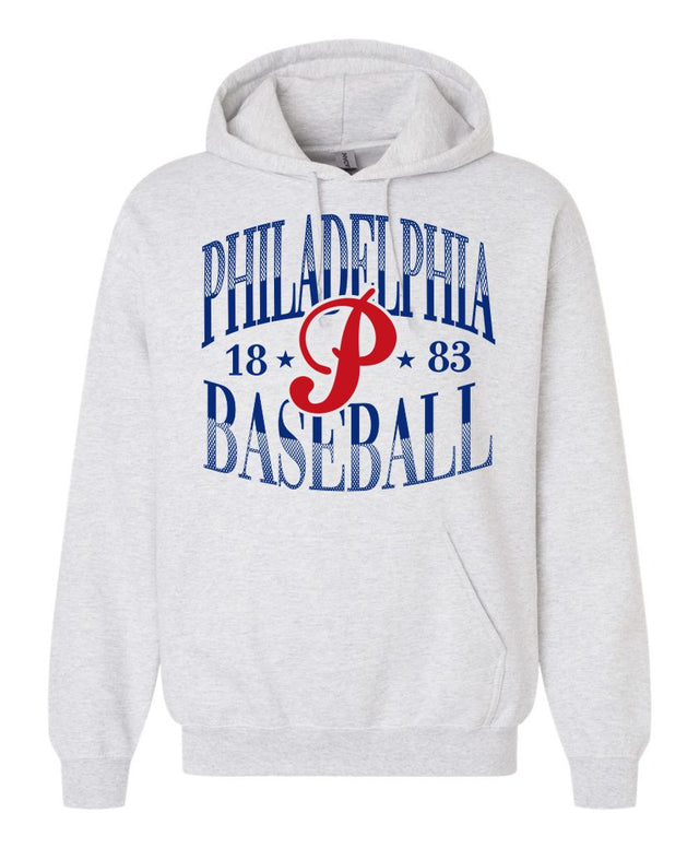 Philadelphia Baseball 1883 Hoodie (Ash Gray)