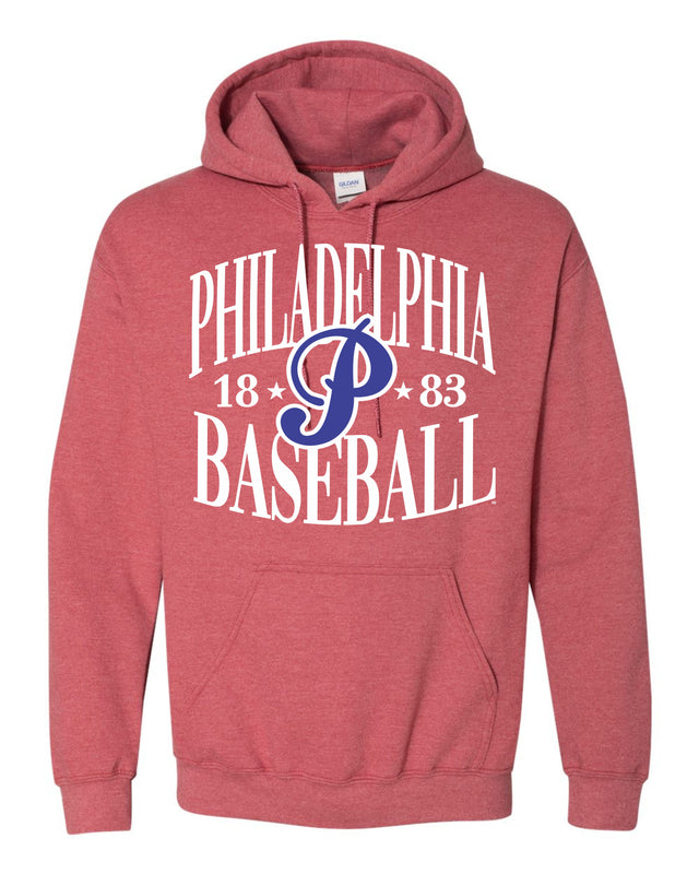 PHILADELPHIA BASEBALL HOODIE (RED)