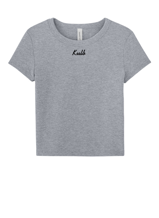 Sweetheart Fitted Tee (Heather Grey)