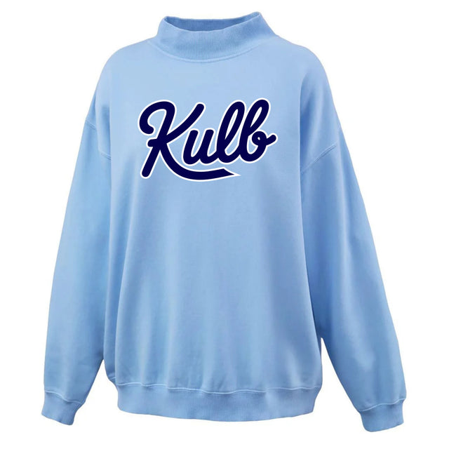 LYSSIE MOCK NECK (FADED CRYSTAL BLUE)