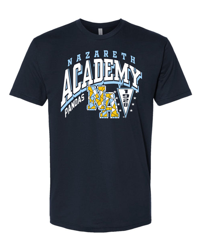 NAZ - STAINED GLASS (NAVY T-SHIRT)