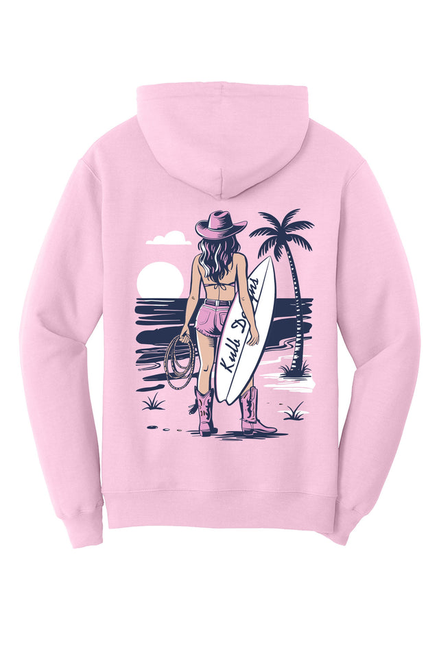 Beach Rodeo - Pink Hoodie