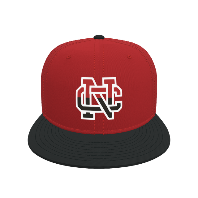 NORTH RED FITTED HAT