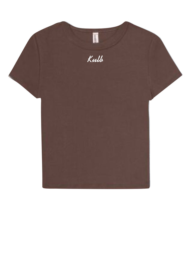 Sweetheart Fitted Tee (Brown)