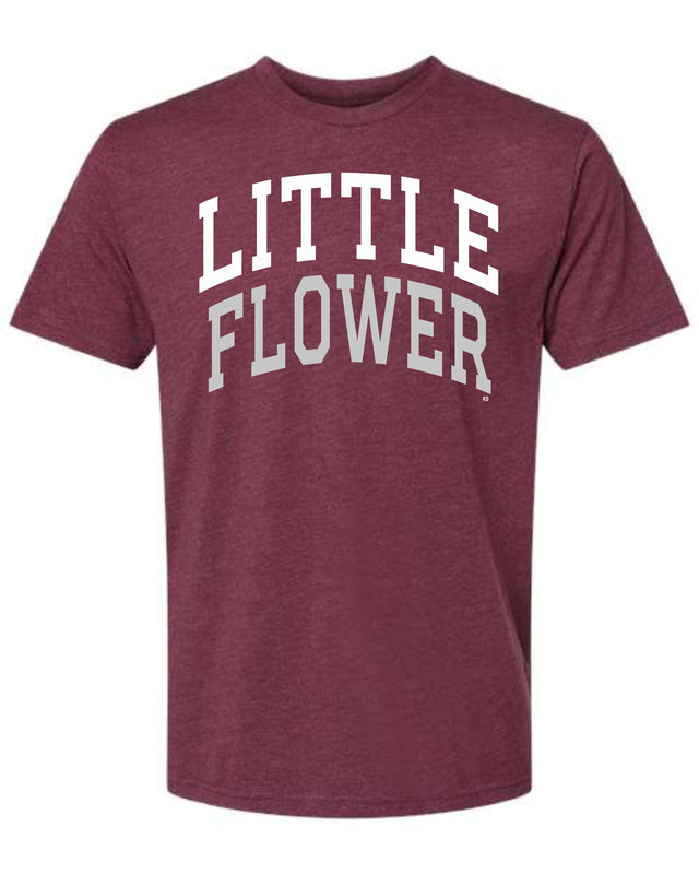 LF - Block Letter Maroon T-Shirt