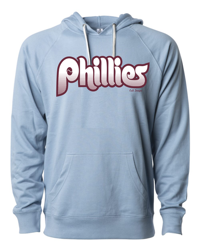 phillies sweatshirt light blue